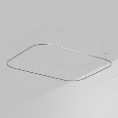 Трек ART-APRIORI-RECTANGLE-SOFT-ROD-800-4500x3500 (TN) ( Arlight , IP20 Металл, 3 года)