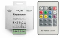 Контроллер-регулятор цвета RGB с пультом ДУ Apeyron Electrics 04-39