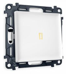 Выключатель проходной одноклавишный с подсветкой Ambrella Volt Quant MA122030