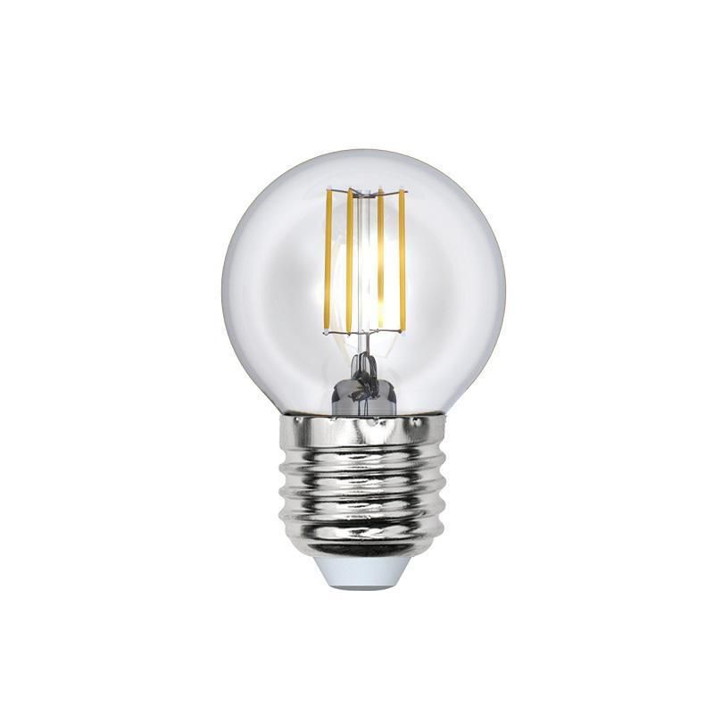 Лампа светодиодная Uniel LED-G45-6W/WW/E27/CL PLS02WH картон