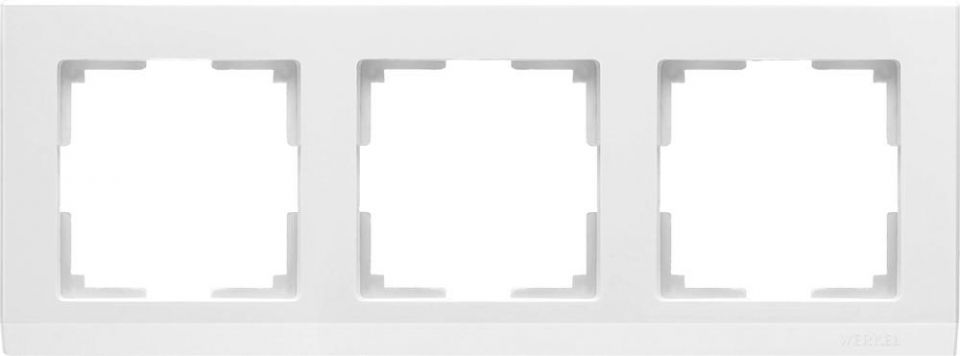  Werkel Рамка Stark на 3 поста (белый) WL04-Frame-03-white