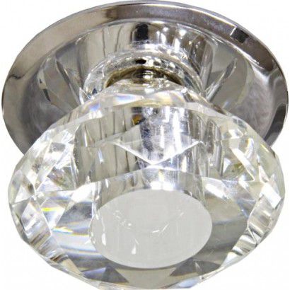 Точечный светильник Feron 17267 JD83S-CL G4 прозрачный, хром