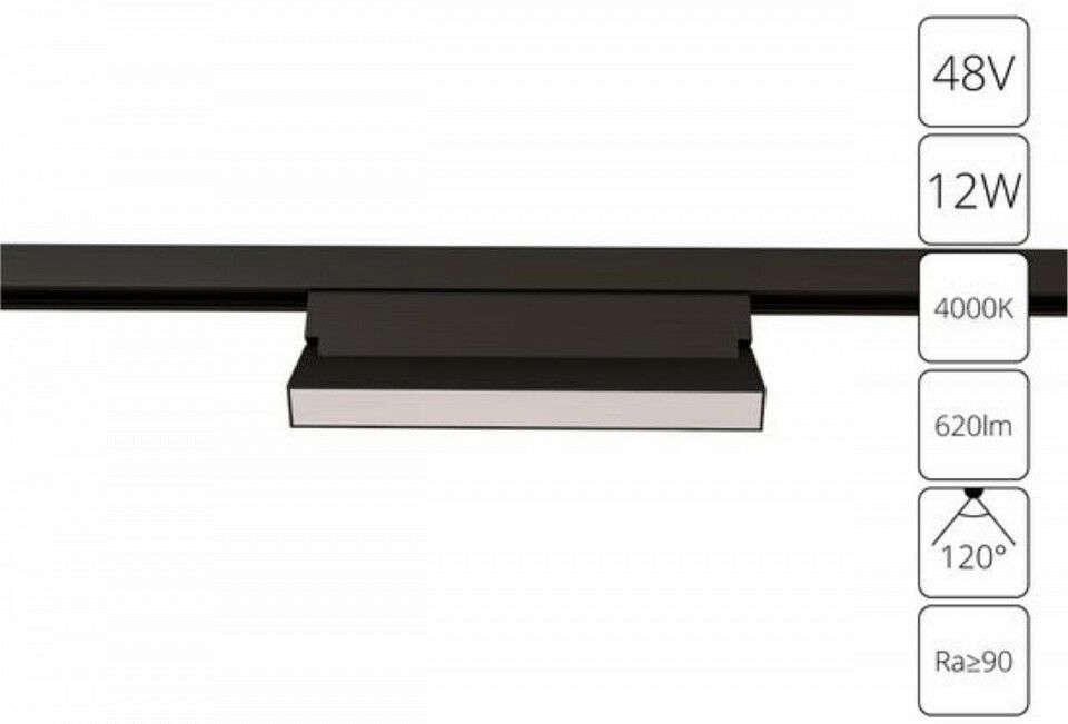 Накладной светильник Arte Lamp Linea A4669PL-1BK