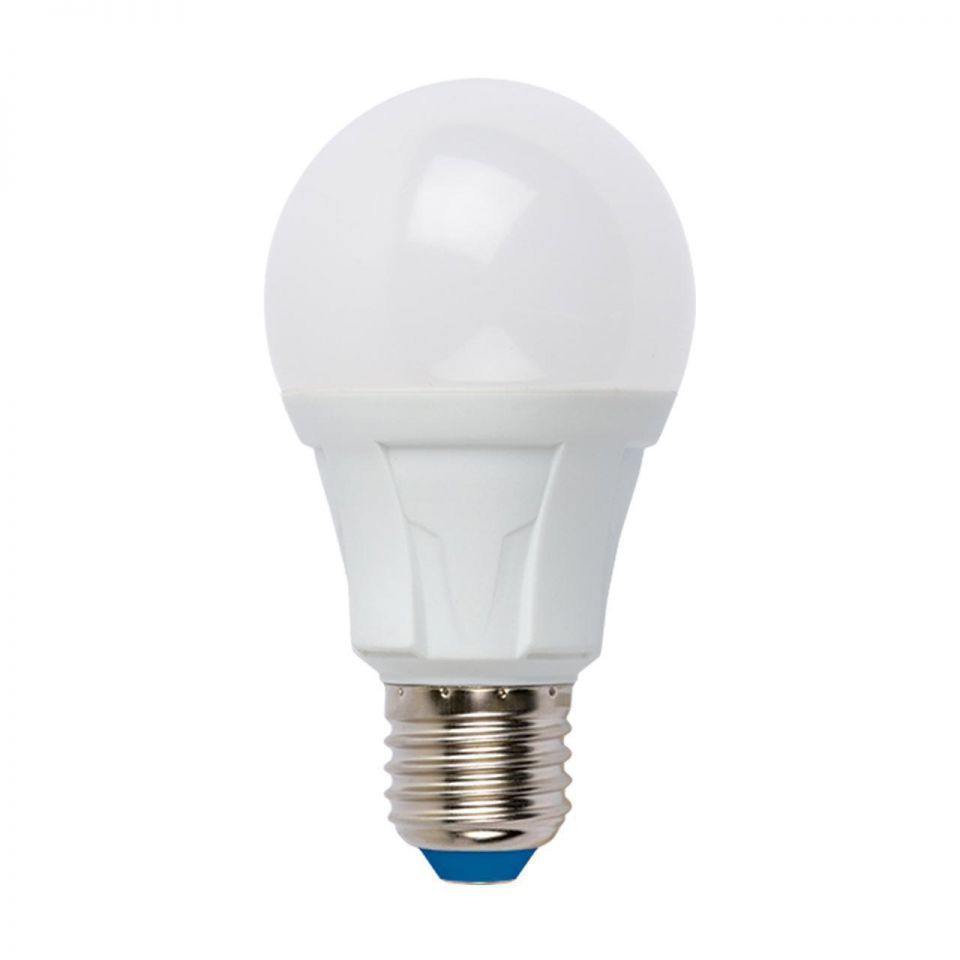  Uniel Лампа светодиодная диммируемая (UL-00004285) E27 10W 6500K матовая LED-A60 10W/6500K/E27/FR/DIM PLP01WH