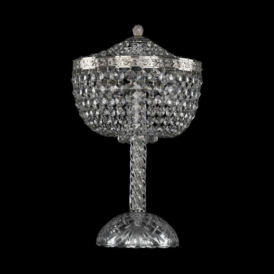 Настольная лампа Bohemia Ivele Crystal 19281L4/25IV Ni