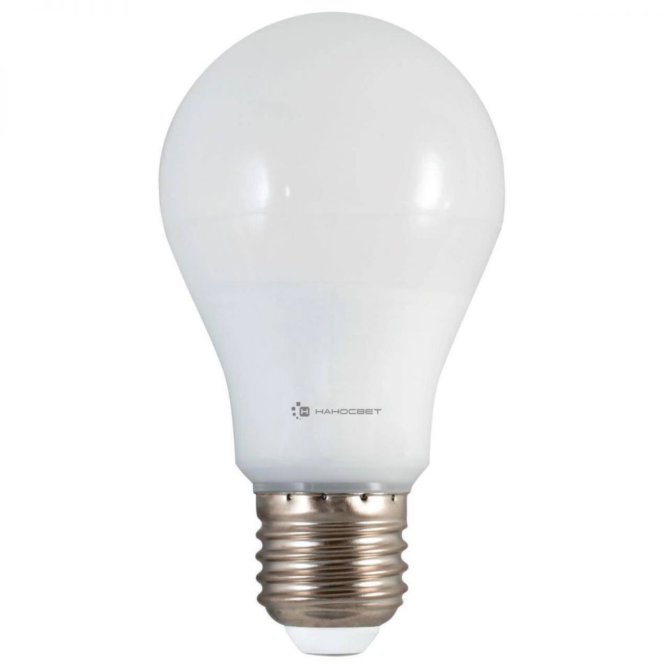 Наносвет Лампа светодиодная E27 8W 2700K матовая LE-GLS-8/E27/827 L160
