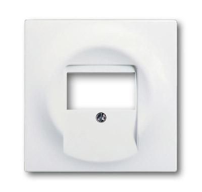 Лицевая панель ABB Impuls розетки USB белый бархат 2CKA001753A0176