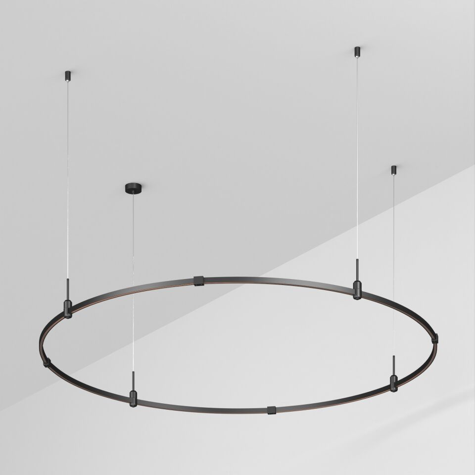 Трек ART-APRIORI-ROUND-HANG-R1800 (BK) ( Arlight , IP20 Металл, 3 года)