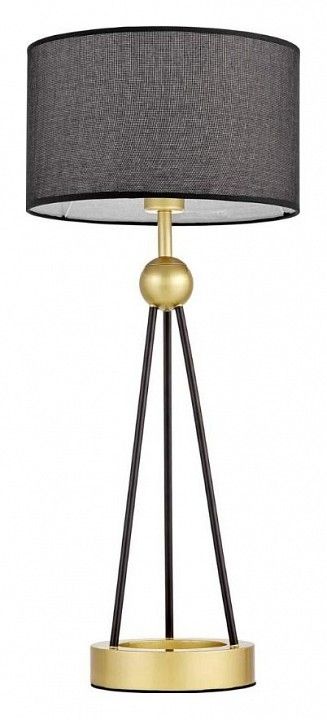 Настольная лампа декоративная Lumina Deco Belforte LDT 5527 GD+BK
