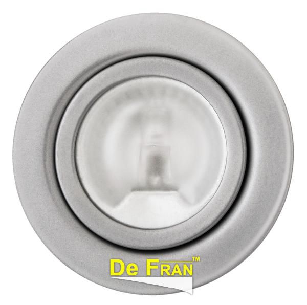 Точечный светильник De Fran FT 9216 Art1 MCHm мебельный с матовым стеклом + лампа в комп. матовый хром G4 1 x 20 вт