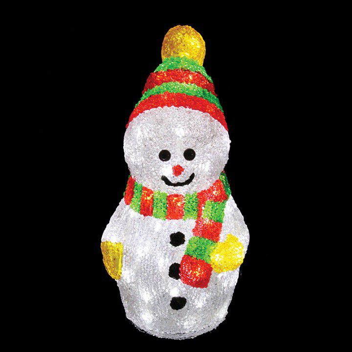  Neon-Night Снеговик световой (30 см) с шарфом 513-275