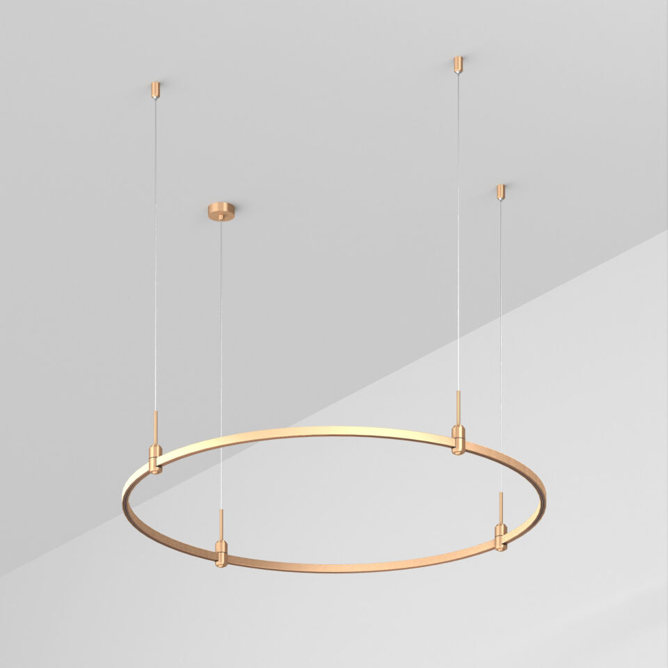 Трек ART-APRIORI-ROUND-HANG-R1200 (GD) ( Arlight , IP20 Металл, 3 года)