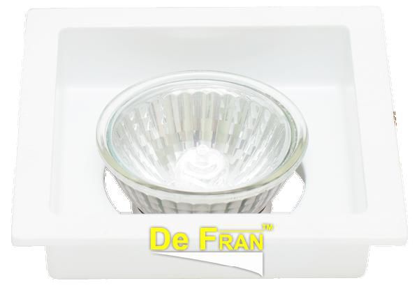 Точечный светильник De Fran FT 320 неповоротный белый MR16 1 x 50 вт