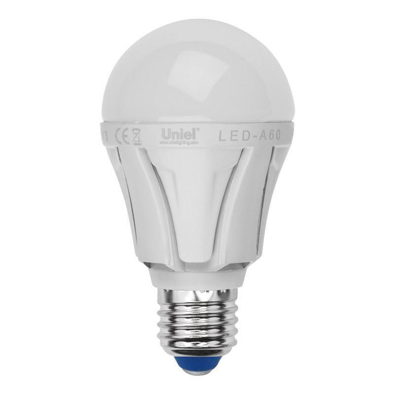 Лампа светодиодная Uniel LED-A60 10W/DW/E27/FR PLP01WH картон