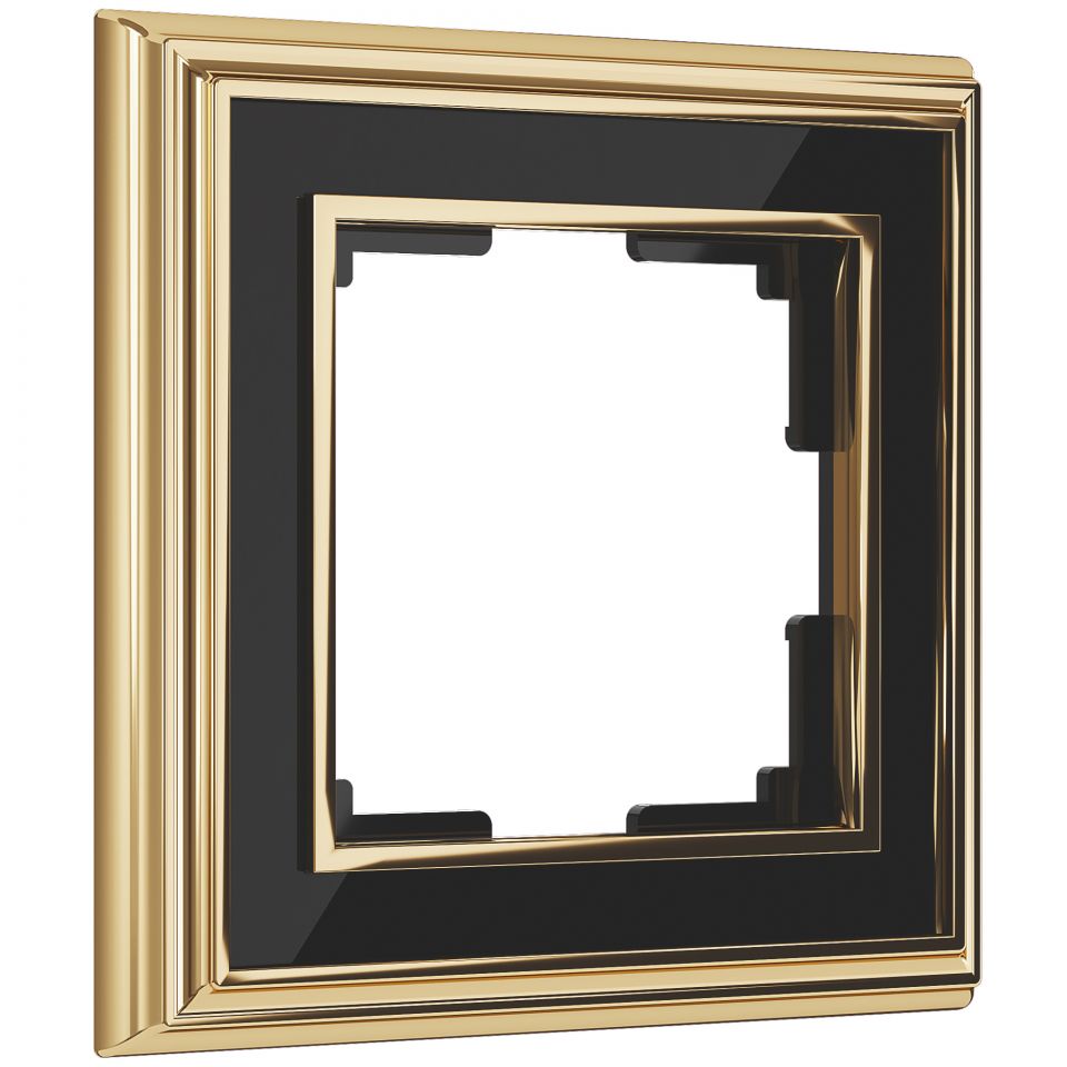  Werkel Рамка на 1 пост Palacio (золото/черный) W0011330