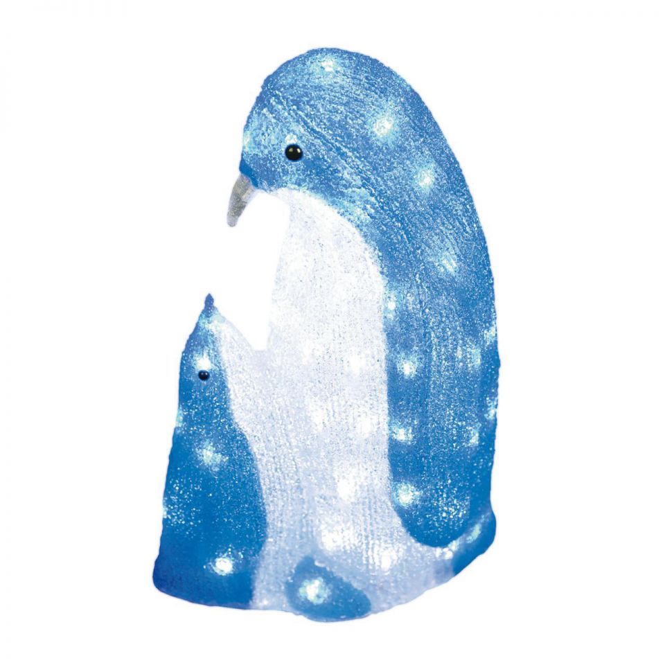  Uniel Фигурка светодиодная «Семья пингвинов» 39x25см (11035) ULD-M2539-070/STA