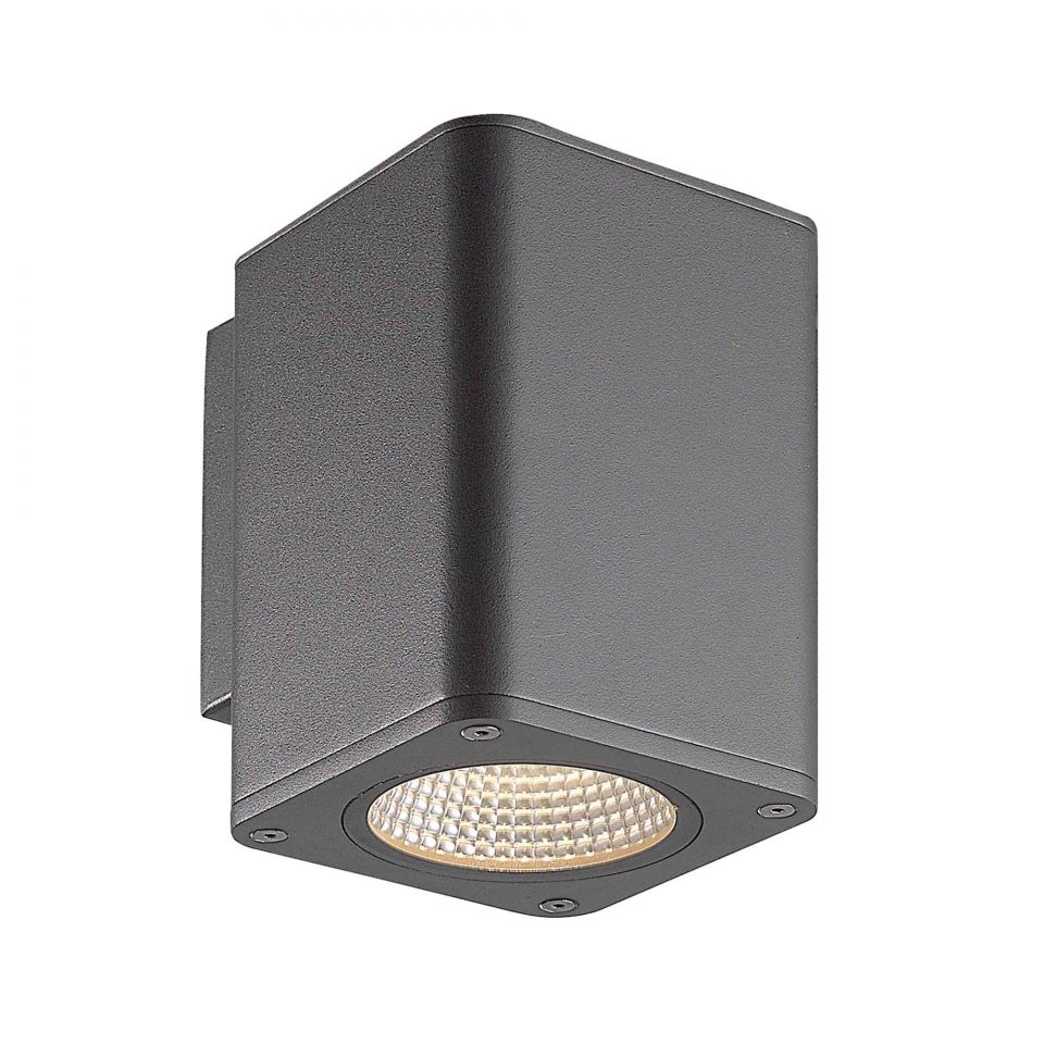 Светильник LGD-EVO-WALL-S100x100-12W Warm3000 (GR, 44 deg, 230V) ( Arlight , IP54 Металл, 3 года)