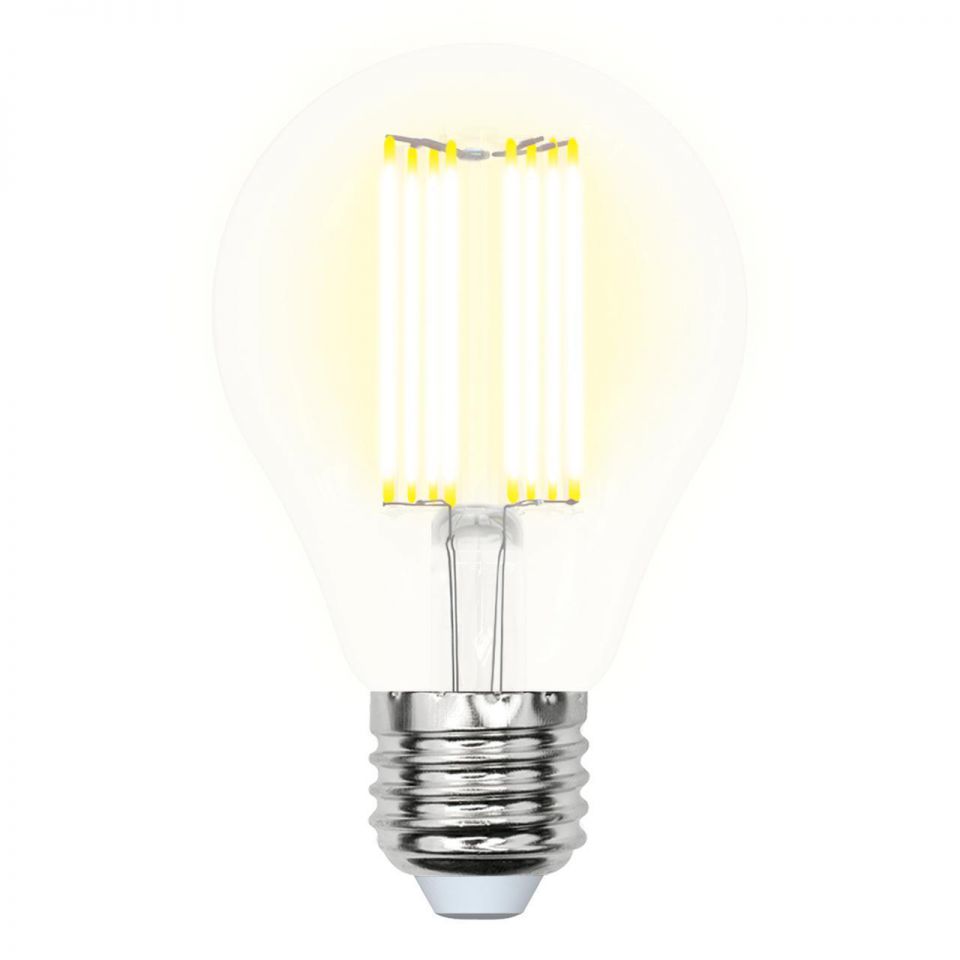  Volpe Лампа светодиодная филаментная (UL-00005897) E27 23W 3000K прозрачная LED-A70-23W/3000K/E27/CL PLS02WH
