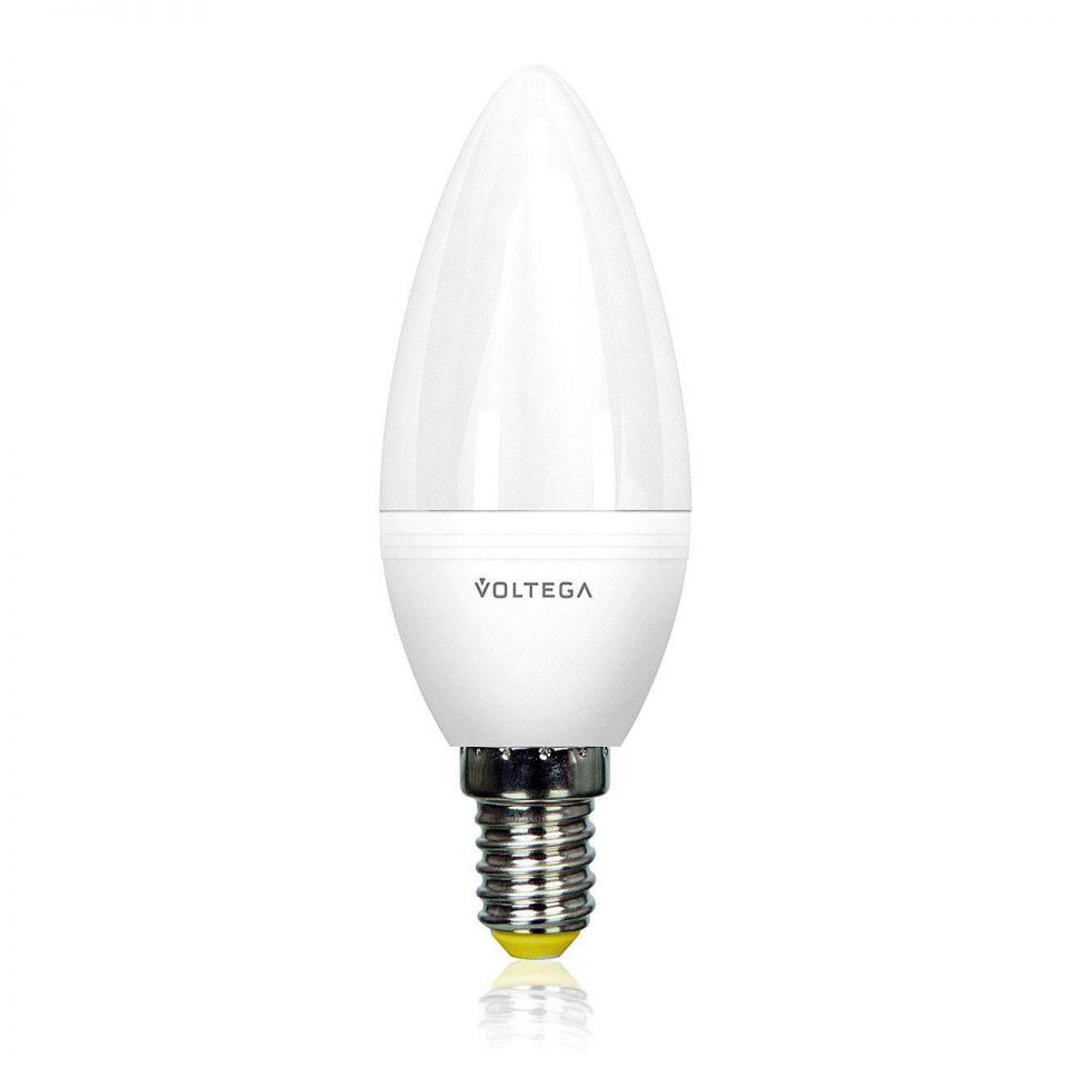  Voltega Лампа светодиодная E14 5.5W 2800К свеча матовая VG2-C2E14warm5W 8337