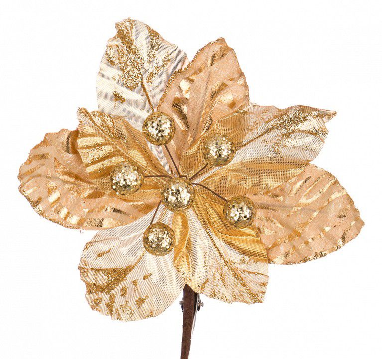  Lefard Цветок (17 см) Пуансеттия 241-1001