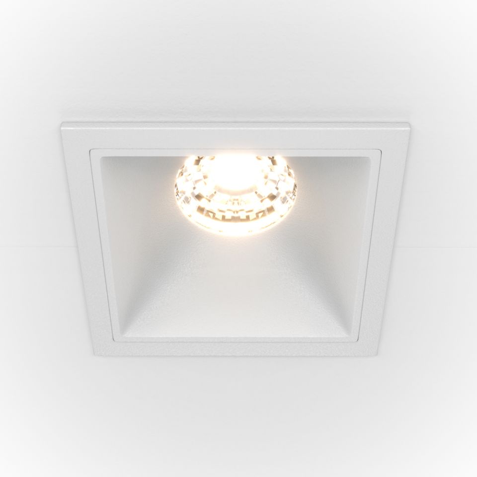 Встраиваемый светильник Maytoni Alfa DL043-01-10W3K-SQ-W