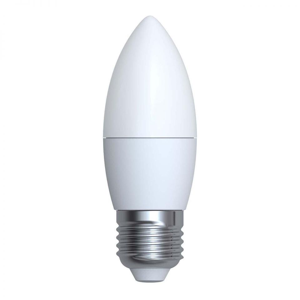 Лампа светодиодная Volpe LED-C37-6W/WW/E27/FR/O картон