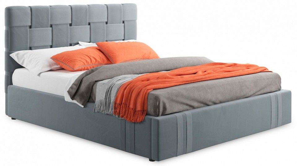  Наша мебель Кровать полутораспальная Ameli 2000x1400 с матрасом ГОСТ