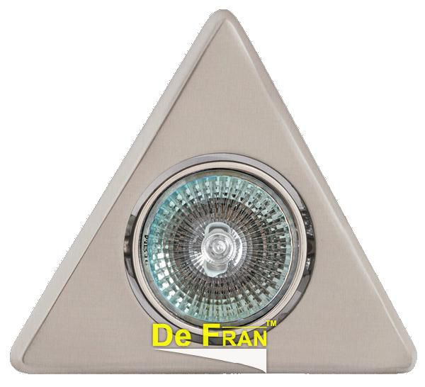 Точечный светильник De Fran HL-S75 SN "Треугольник", поворотный в центре сатин никель MR11 1 x 35 вт