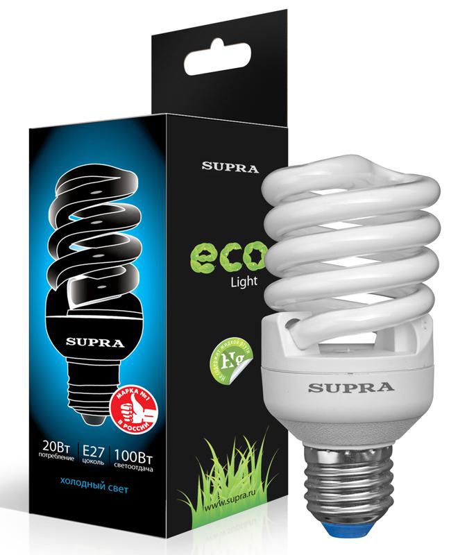 Лампа энергосберегающая Supra SUPRA SL-S-FSP-20/4200/E27