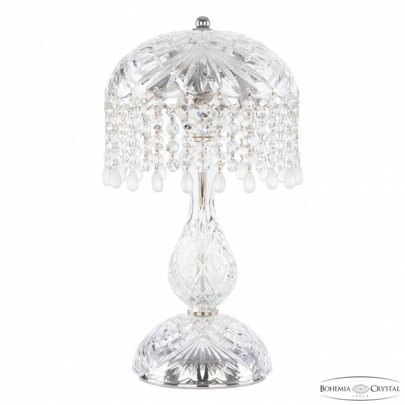 Настольная лампа декоративная Bohemia Ivele Crystal 1478 14781L1/22 Ni V0300