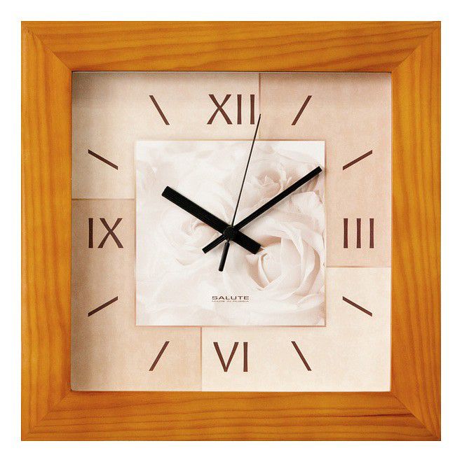 Салют Настенные часы (31x31 см) ДС - 2АА27 - 444