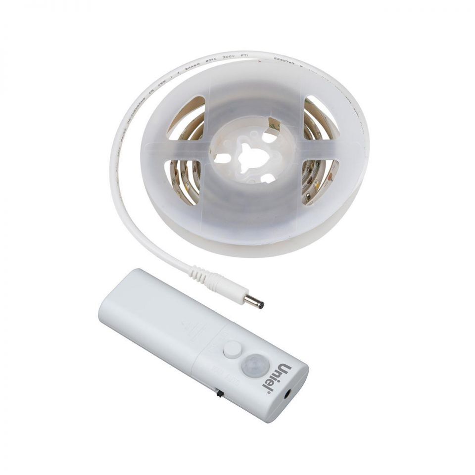 Светодиодная влагозащищенная лента (UL-00006561) Uniel 1,5W/m 30LED/m белый 1M ULS-R22-1,5W/4000K/1,0M/2AA SENSOR Smart Light