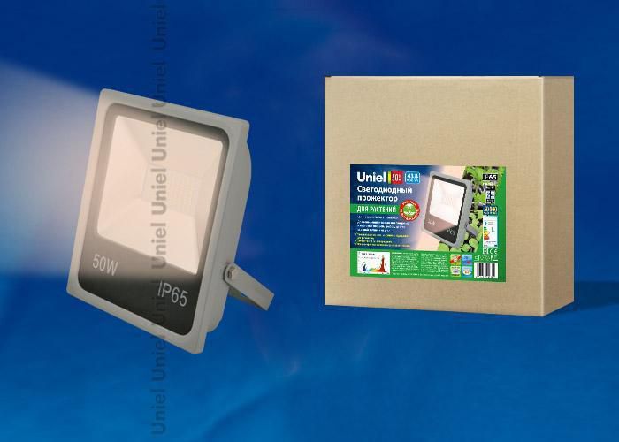 Прожектор Uniel ULF-P40-50W/SPFR IP65 110-265В GREY картон
