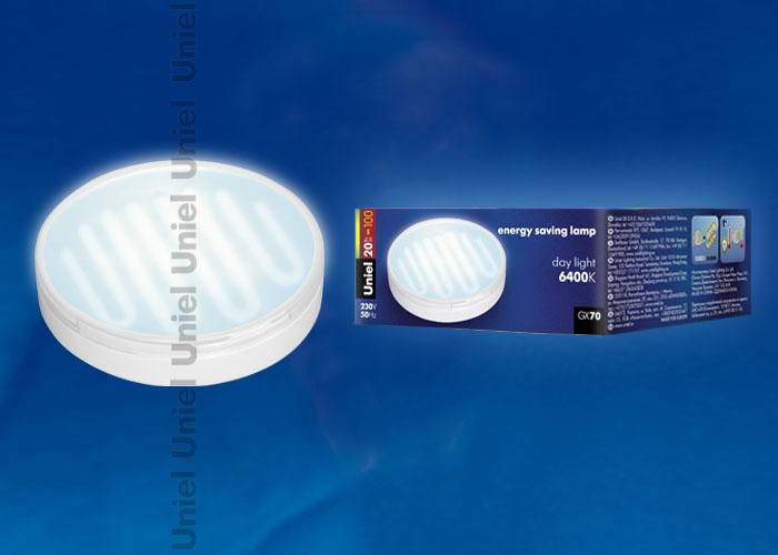 Лампа энергосберегающая Uniel ESL-GX70-20/6400/GX70 картон