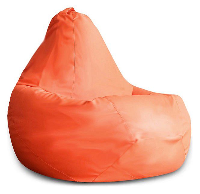  Dreambag Кресло-мешок Оранжевая ЭкоКожа 2XL