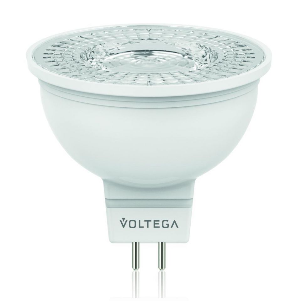  Voltega Лампа светодиодная GU5.3 6W 4000К полусфера прозрачная VG2-S1GU5.3cold6W 5734