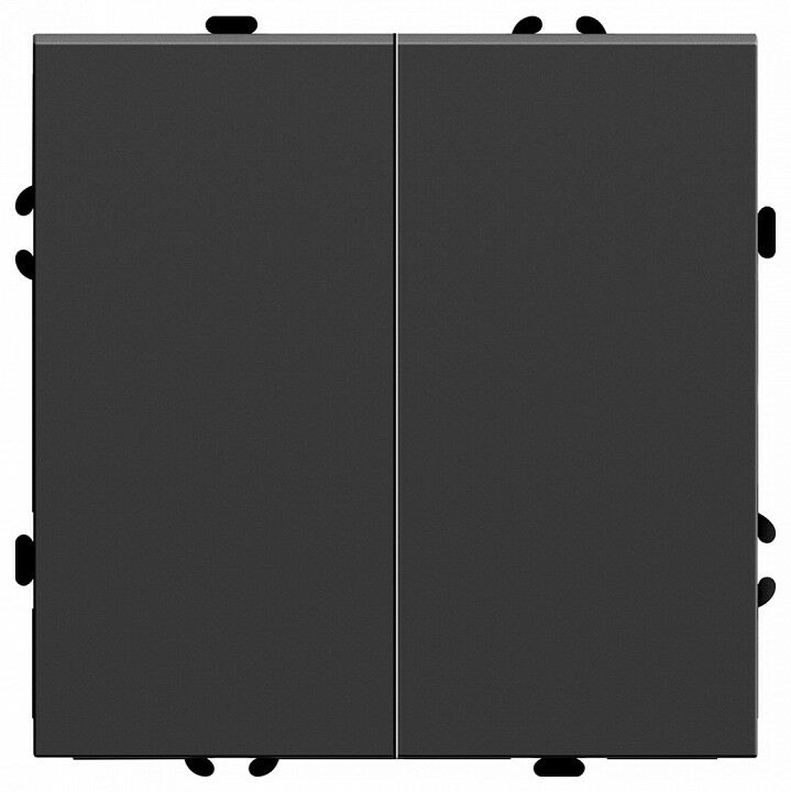 Выключатель двухклавишный без рамки Stekker RSW10-5104-05 49840