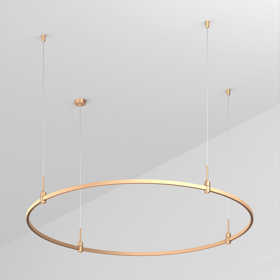 Трек ART-APRIORI-ROUND-HANG-R1500 (GD) ( Arlight , IP20 Металл, 3 года)