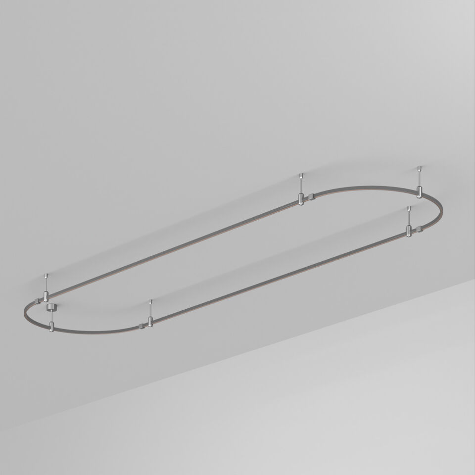 Трек ART-APRIORI-OVAL-ROD-200-3000x1000 (TN) ( Arlight , IP20 Металл, 3 года)