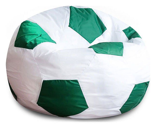  Dreambag Кресло-мешок Мяч Бело-Зеленый Оксфорд