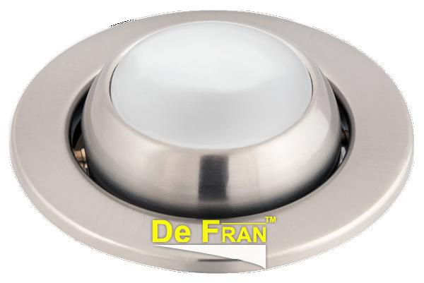 Точечный светильник De Fran FT 9212-50 Светильник "Рыбий глаз" (сфера поворотная) стоун хром E14 1 x 60 вт