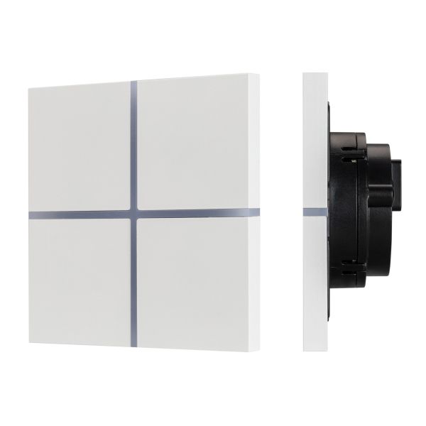 INTELLIGENT ARLIGHT Сенсорная панель KNX-304-13-IN White (BUS, Frameless) ( Arlight , IP20 Металл, 2 года)