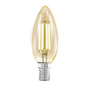  Eglo Лампа светодиодная филаментная E14 4W 2200К янтарь 11557