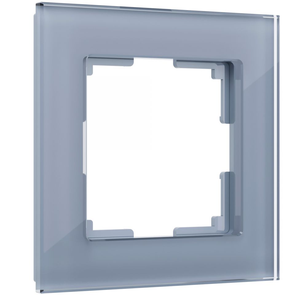  Werkel Рамка на 1 пост (серый,стекло) W0011115