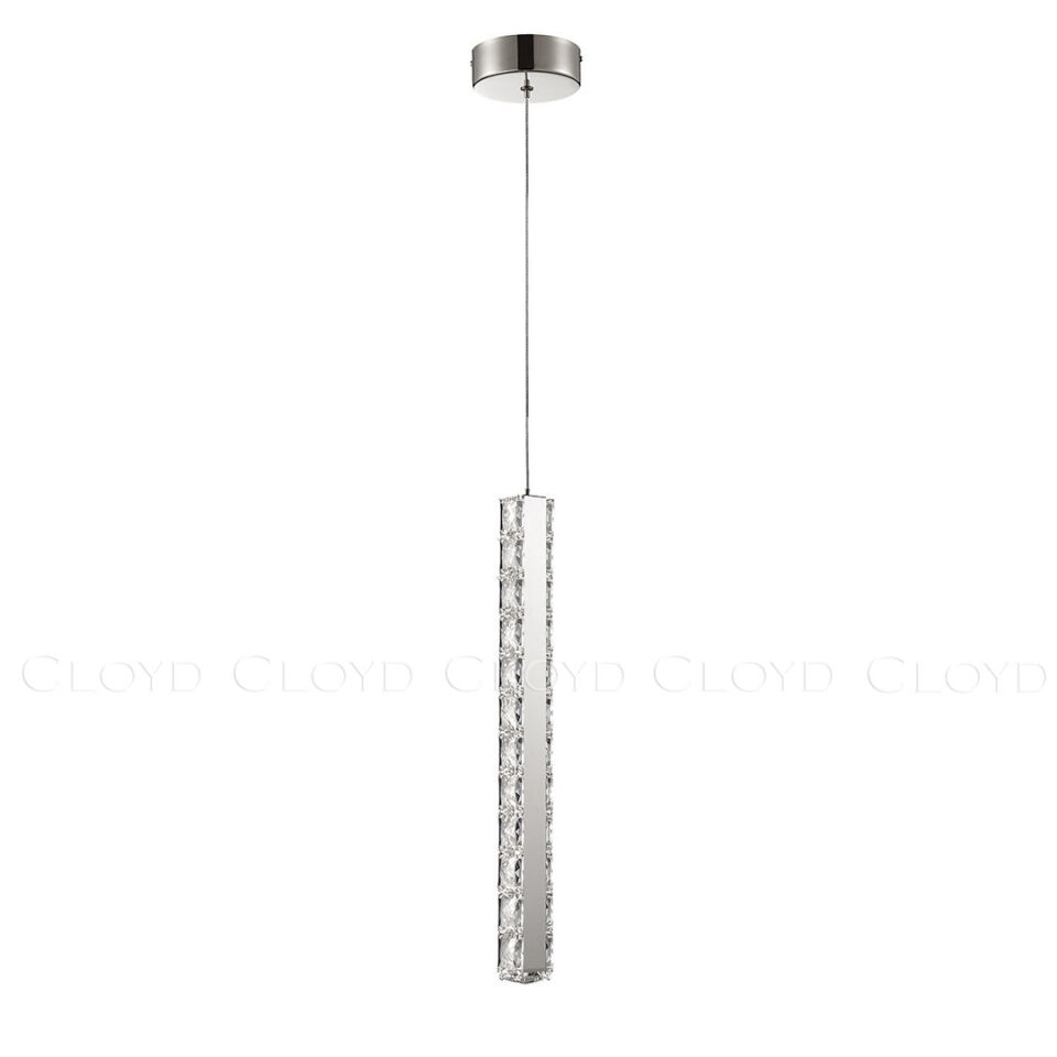 Подвесной светильник Cloyd ELATA P1 / выс. 55 см - хром (арт.11561)