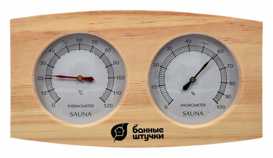 Банные штучки Термометр с гигрометром (18x25x4 см) 18024