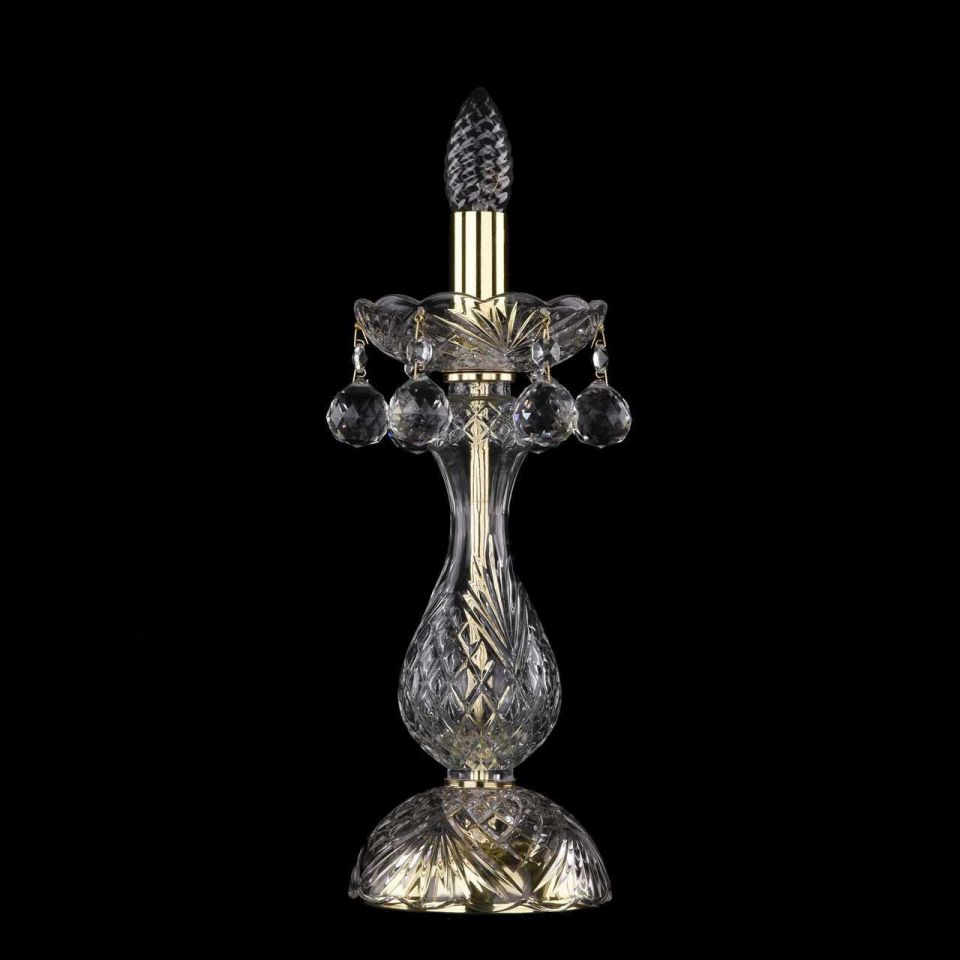 Настольная лампа Bohemia Ivele Crystal 1409L/1-35/G