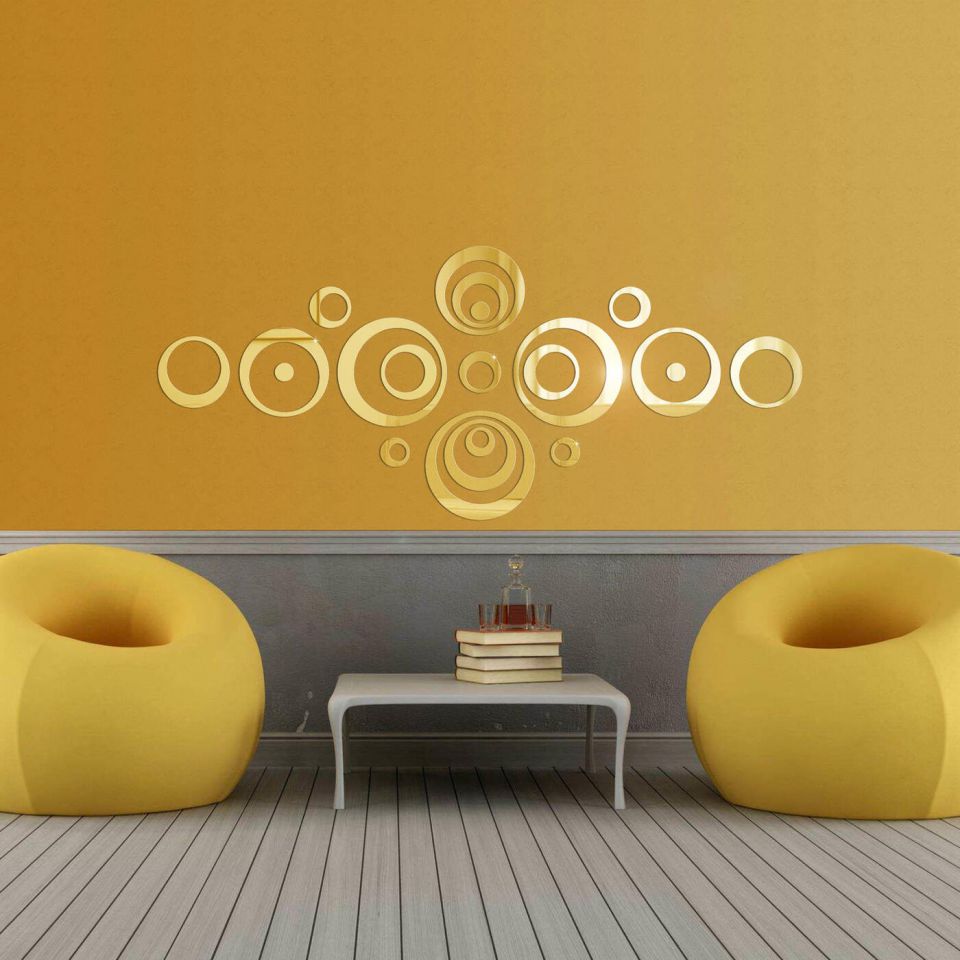 Декор настенный Ваша Светлость ОРБИТА-3 золото 1-00101FG Комплект наклеек