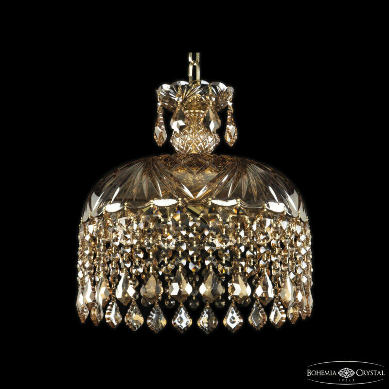 Подвесная люстра Bohemia Ivele Crystal 1478 14781/35 G Leafs M721