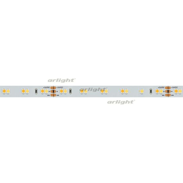 Arlight Лента RT-A120-10mm 24V White-MIX (9.6 W/m, IP20, 3528, 5m) (ARL, Открытый)